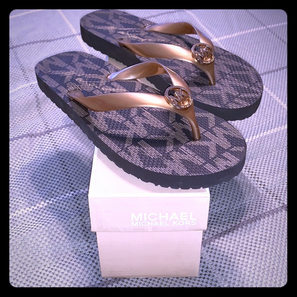 Michael Kors flip flops